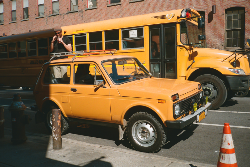 Illustration for article titled The Story Behind The Bright Orange Soviet 4x4 Rolling Through Brooklyn